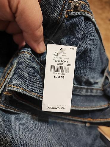 мужское: Мужские джинсы, Old Navy, Новый, цвет - Синий, Самовывоз, Платная доставка — 4