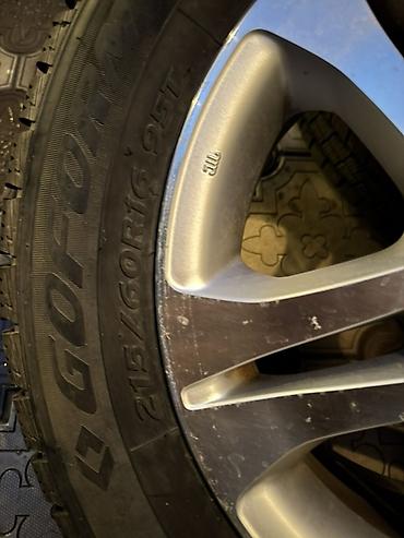 60: Комплект колес Toyota на легкосплавных дисках - Диски: оригинальные — 8