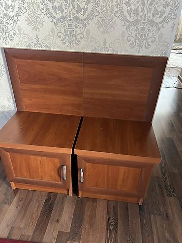 Эмерек: Спальный гарнитур в классическом стиле, цвет – тёплый орех/вишня — 2