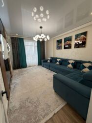 продается квартира в клубном доме: 2 бөлмө, 58 кв. м, Элитка, 11 кабат, Дизайнердик ремонт