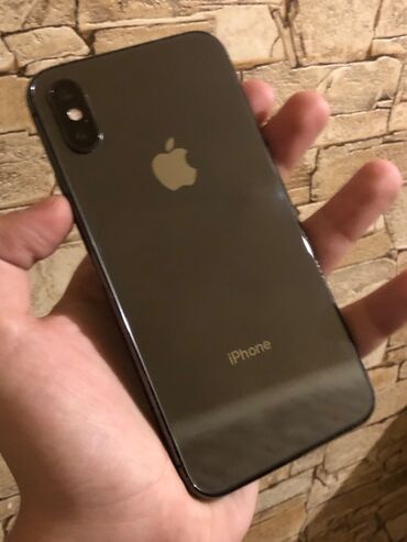 iphone pil qiymeti: IPhone Xs, 64 GB, Jet Black, Zəmanət, Face ID, Simsiz şarj