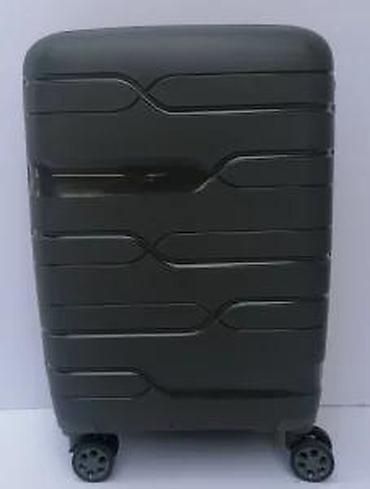 Putni koferi i torbe: Tvrdi kofer na točkićima – siva boja - Materijal: čvrsta ABS/plastika — 17