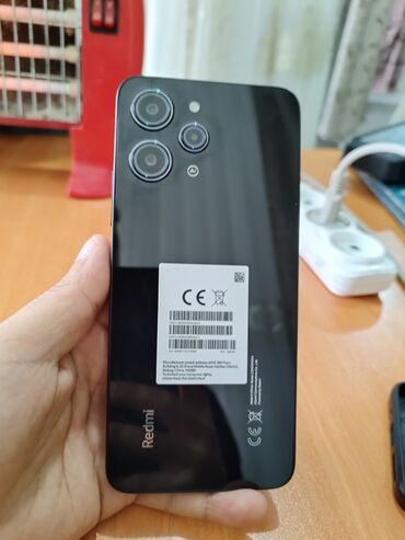 qara etek modelleri: Xiaomi Redmi 12, 256 GB, rəng - Qara, 
 Barmaq izi, Face ID