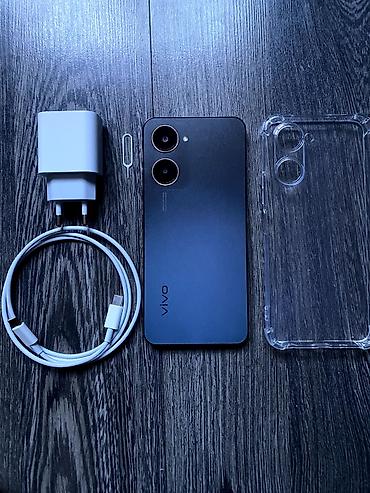 vivo x200 mini: Vivo Y3, 128 GB, rəng - Qara, Düyməli, Sensor, İki sim kartlı — 2