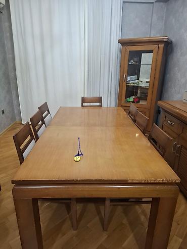 islenmis divan: Qonaq otağı üçün mebel dəsti. Şəxsi istifadədə olub, möhkəm və işlək — 7