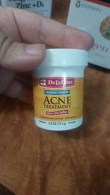 deri geyim: De La Cruz Acne Treatment – Maksimum Güc Formul - Tərkib: 10% kükürd — 1