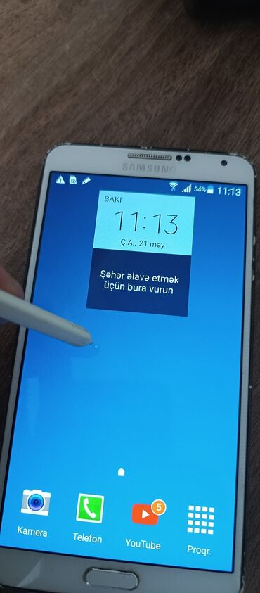 samsung galaxy s21 qiymeti: Samsung Galaxy Note 3, 32 GB, rəng - Ağ, Sensor, İki sim kartlı
