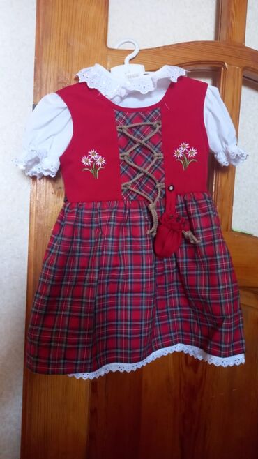 qirmizi don: Детское платье цвет - Красный