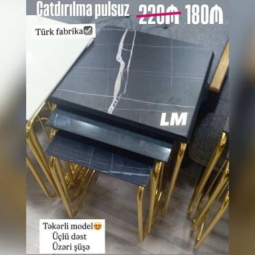 Divan və kreslo dəstləri: Jurnal masası, Yeni