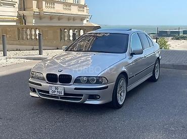 BMW: BMW 5 Series E39 sedan – gümüş rəng. Texniki xüsusiyyətlər və — 1