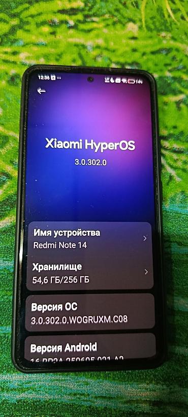 Redmi Note 14 без царапин и сколов. Куплен в этом году. Состояние