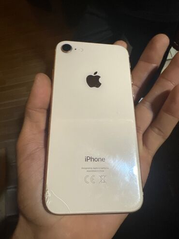 gold qayalı: IPhone 8, 64 ГБ, Rose Gold, Отпечаток пальца