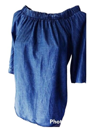 koton kosulje zenske: NOVA Off the Shoulder Denim NOVA Off the Shoulder Denim Veličina: M