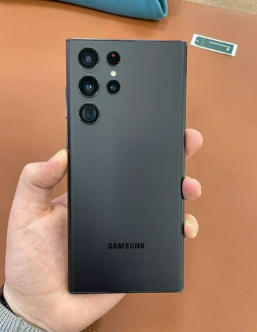 Samsung: Samsung Galaxy S22 Ultra, Б/у, 256 ГБ, цвет - Черный, 2 SIM, eSIM