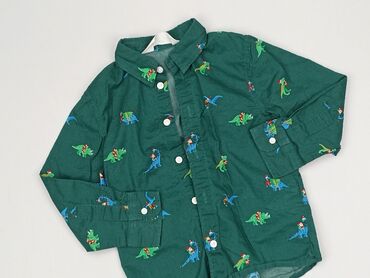 Shirts: Shirt 2-3 years, condition - Very good, pattern - Print, color - Green