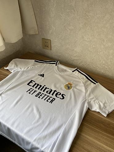 Kişi geyimləri: Futbolka, Adidas, XL, rəng - Ağ — 1