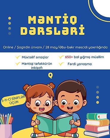 müəllimə: Repetitor, Məntiq, Azərbaycan dili, Abituriyent hazırlığı, İmtahanlara hazırlıq — 2