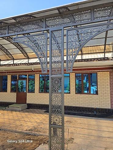 Перголы: Кованые навесы и pergola-конструкции с декоративными панелями - — 4