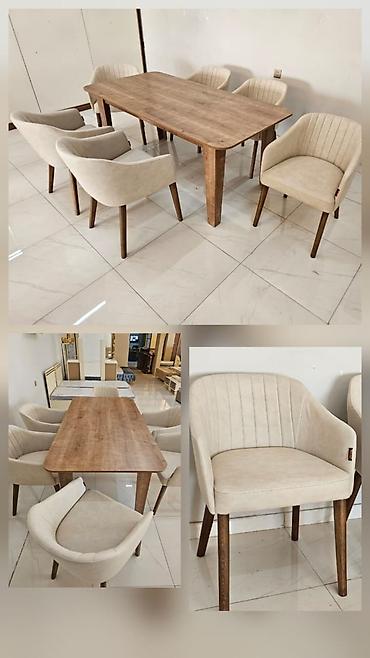 Qonaq otağı üçün, İşlənmiş, Kvadrat masa, 6 stul lalafo.az -da Qonaq otağı üçün, İşlənmiş, Kvadrat masa, 6 stul