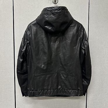 коженная: Мужская куртка, 2XL, Новый, цвет - Черный, Платная доставка — 6