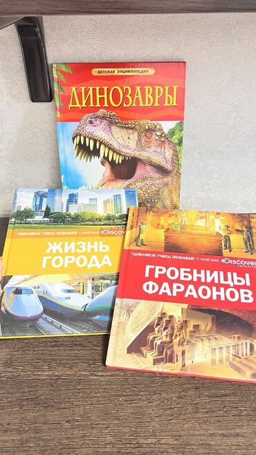 Детские книги: 3 энциклопедии Жизнь города Гробницы фараонов . Динозавры Большая