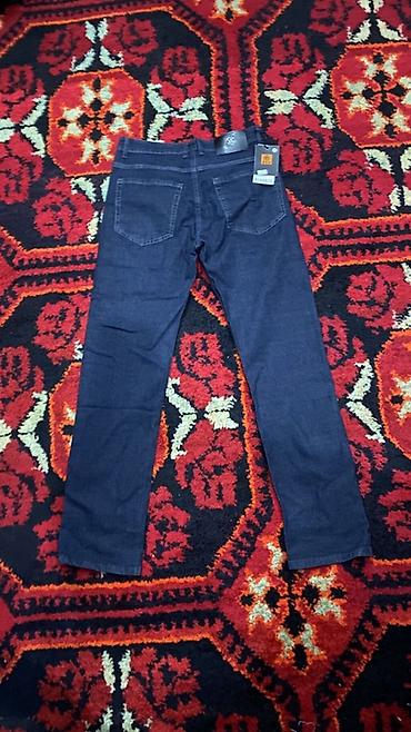 Джинсы: Джинсы мужские, темно-синие (индиго) - Классический прямой крой. - — 2