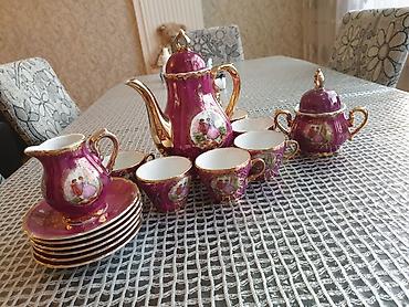 Qab-qacaq və mətbəx ləvazimatları: Çay dəsti, rəng - Çəhrayı — 5