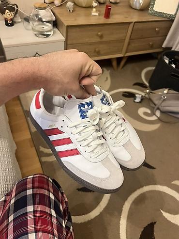adidas krasovka: Adidas Samba OG idman ayaqqabısı Orijinal - Model: Samba OG - Rəng: ağ — 8
