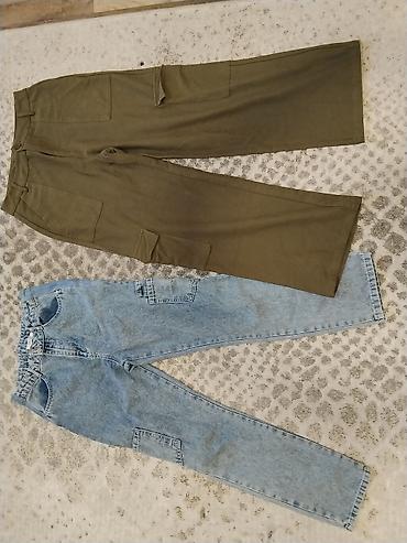 diskverd farmerke: Dva para pantalona – cargo stil - Modeli: 1) Maslinasto zelene cargo — 1
