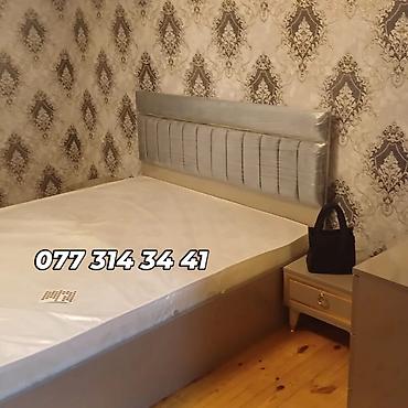 hamam kranti: Yataq otağı mebel dəsti Tərkib: - Yumşaq başlıqlı, zolaqlı dekorlu — 2