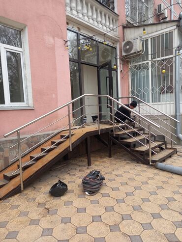 Обшивка лестниц: Перила перила перила из нержавеющей стали качественно гарантия at lalafo.kg — 12 Обшивка лестниц: Перила перила перила из нержавеющей стали качественно гарантия — 12