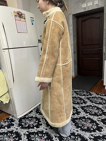 Дубленки: 1) Тёплый стёганый халат-кимоно: чапан - Материал: плотное стёганое — 3