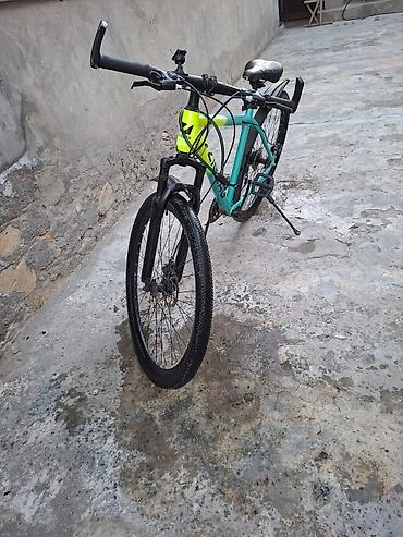 Dağ velosipedləri: ZİGZAG dağ velosipedi - Rəng: yaşıl-mavi ombre, ön üçbucaqda neon — 9