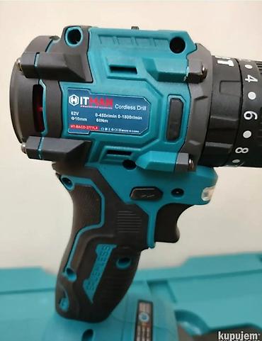 Setovi akumulatorskog alata: Set akumulatorskih alata HITMAN – 62V Sadržaj kompleta: - Ugaona — 6