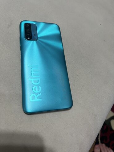 запчаст телефон: Redmi, Redmi 9T, Б/у, 128 ГБ, цвет - Зеленый, 2 SIM