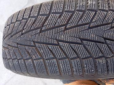 honda o: Шины 225 / 55 / R 17, Зима, Б/у, Комплект, Легковые, Корея, Hankook — 1