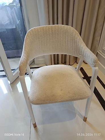 Mebel: Mətbəx üçün, İşlənmiş, rəng - Ağ Stul — 1