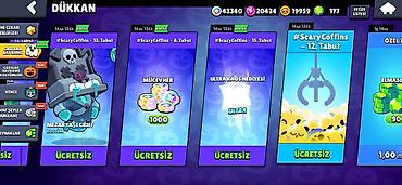 brawl stars pulsuz elmas: Brawl Stars hesabı – Cadılar Bayramı temalı mağaza və zəngin resurslar — 2