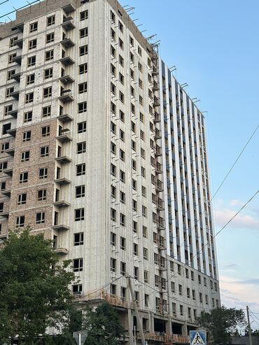 лермантова жибек жолу: 1 комната, 50 м², Элитка, 13 этаж, ПСО (под самоотделку)