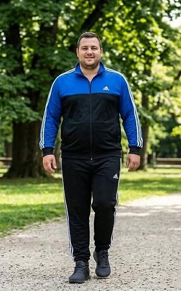 polovne trenerke muske: Velike veličine muške trenerke pamučne XXL,3XL,4XL,5XL za samo 4999 — 4