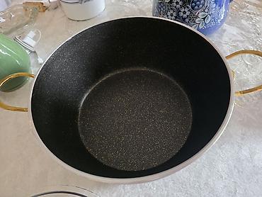 sobalar: Qazan, rəng - Qara, Alüminium, 5 l, 28 sm — 2