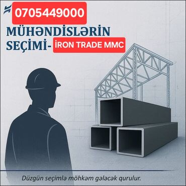 Profillər, şvellerlər: Qutu Profil – Iron Trade MMC Müxtəlif ölçülərdə, yüksək möhkəmliyə — 3