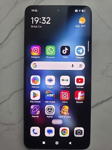 second son: Xiaomi 256 GB, 
 Face ID, Barmaq izi, İki sim kartlı — 2