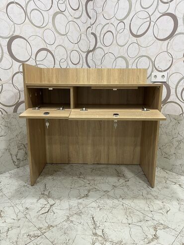 Ofis masaları: Satılır: Ofis Masası Ölçülər: 	•	Uzunluq: 110 sm 📏 	•	En: 50 sm 📏 — 4