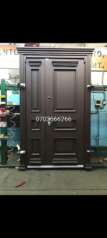 Giriş qapıları: Dekorativ və təhlükəsiz giriş qapıları - Material: qalın metal — 14