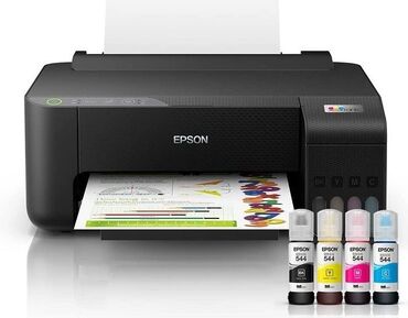 принтер черный белый: Многофункциональный струйный принтер Epson EcoTank черного цвета