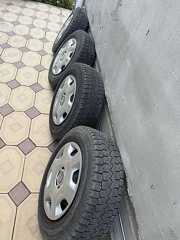 Шиналар жана дисктер: Дөңгөлөктөр монтажда 185 / 70 / R 14, Кыш, Колдонулган, Комплект, Жеңил унаалар, Темир, тешиктери - 4 — 3