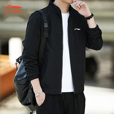 nike tech flees: Мужская куртка, XL, Li-Ning, Новый, цвет - Черный, Самовывоз — 1