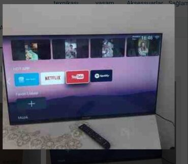 hd tv iptv: Yeni Televizor LCD 43" FHD (1920x1080), Pulsuz çatdırılma, Rayonlara çatdırılma