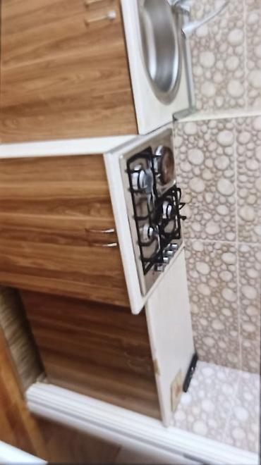 Mətbəx dolabları: Mətbəx asma dolabları dəsti - Rəng: açıq krem - Material: laminat/MDF — 2